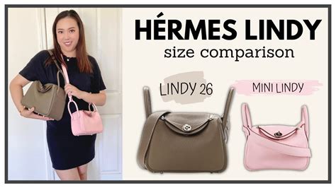 hermes lindy mini size|Hermes lindy 26 price.